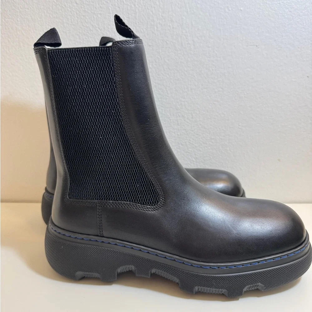 Burberry Chelsea Creeper Ankle Boots - Picture 4 of 12